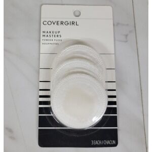 Makeup Masters Powder Puffs, 3 ct, White COVERGIRL